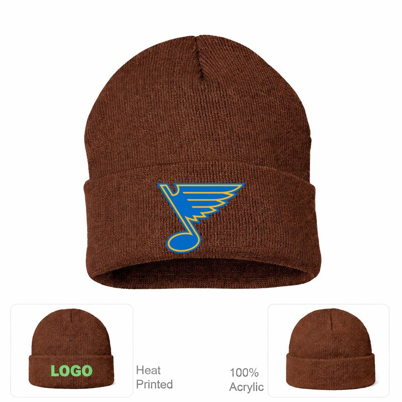 St. Louis Blues Brown Beanie Hat