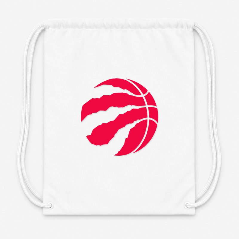 Toronto Raptors Drawstring Bag - White