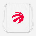 Toronto Raptors Drawstring Bag - White