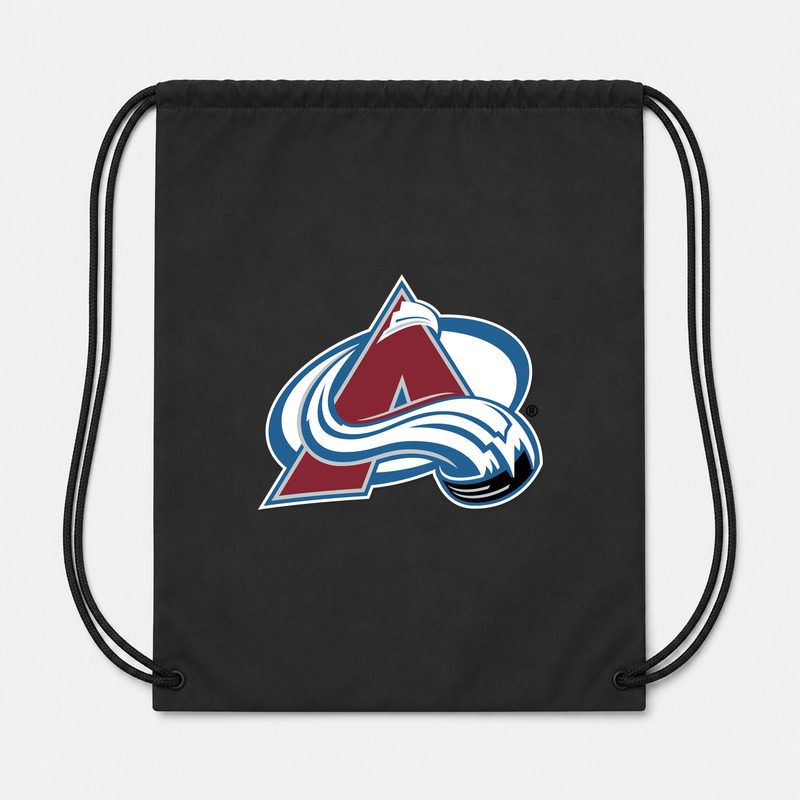 Colorado Avalanche Drawstring Bag - Black