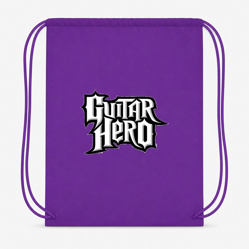Guitar Hero Drawstring Bag - Purple