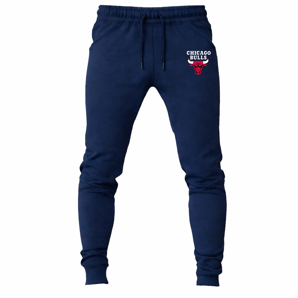 Chicago Bulls White joggers sweatpants - Navy