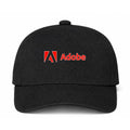 Adobe Logo Black Dad Baseball Cap Hat