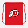 Utah Utes Drawstring Bag - Red