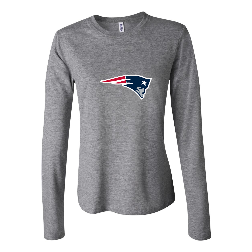 Women's New England Patriots Long Sleeve T-Shirt - Gray