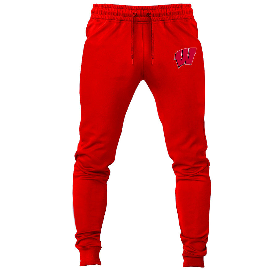 Wisconsin Badgers joggers sweatpants - Red