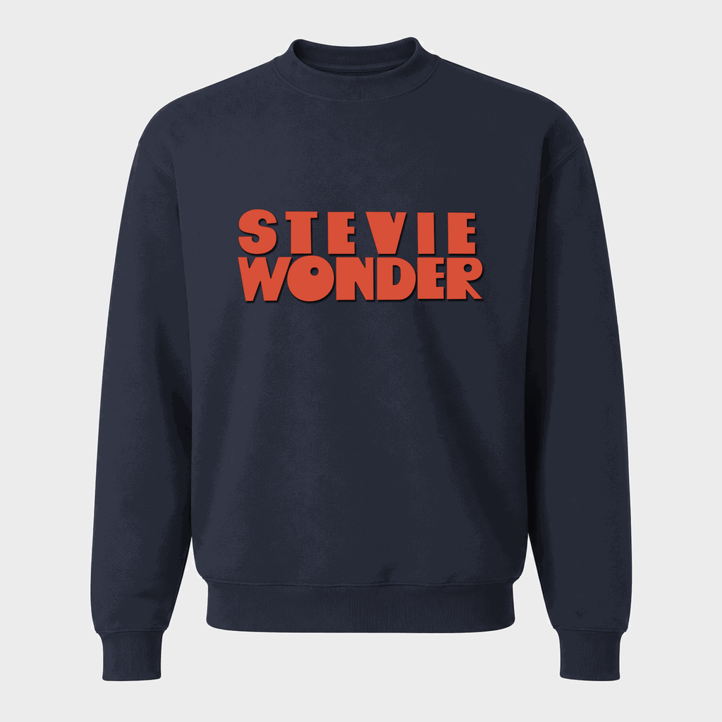 Men's Stevie Wonder Crewneck Sweatshirt - Navy