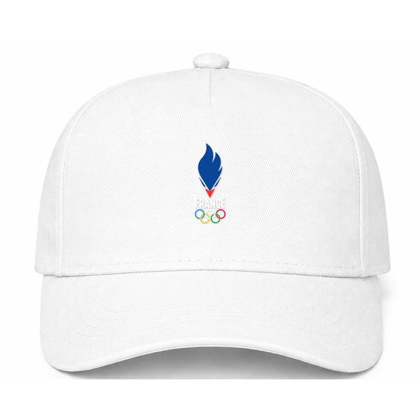 France Cup 2024 White Logo White Dad Baseball Cap Hat