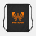 Whataburger Drawstring Bag - Black