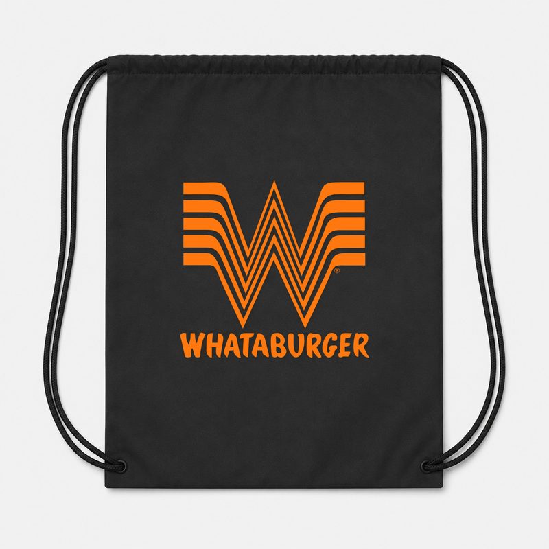 Whataburger Drawstring Bag - Black