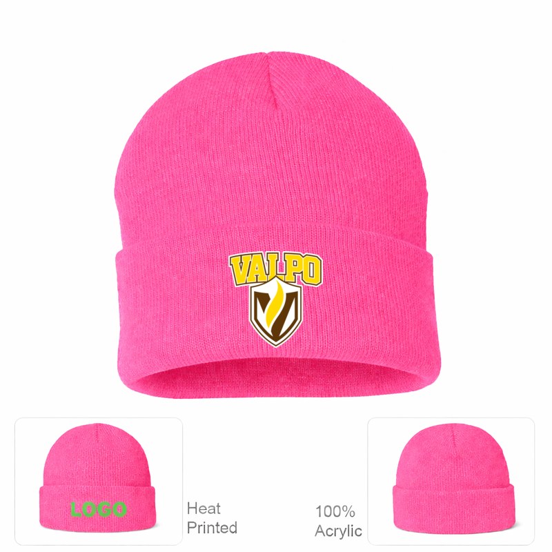Valparaiso Crusaders Pink Beanie Hat