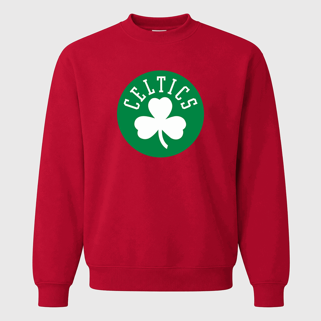Men's Boston Celtics Crewneck Sweatshirt - Red