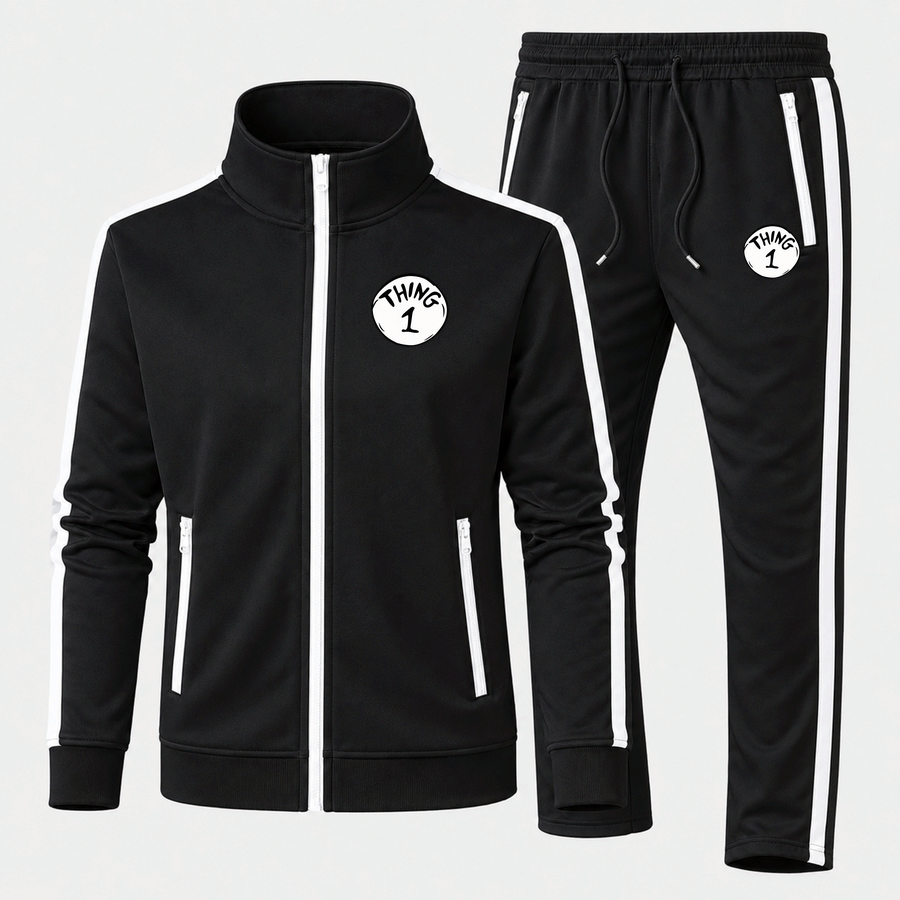 Dr. Seuss Thing 1 tracksuit in Black