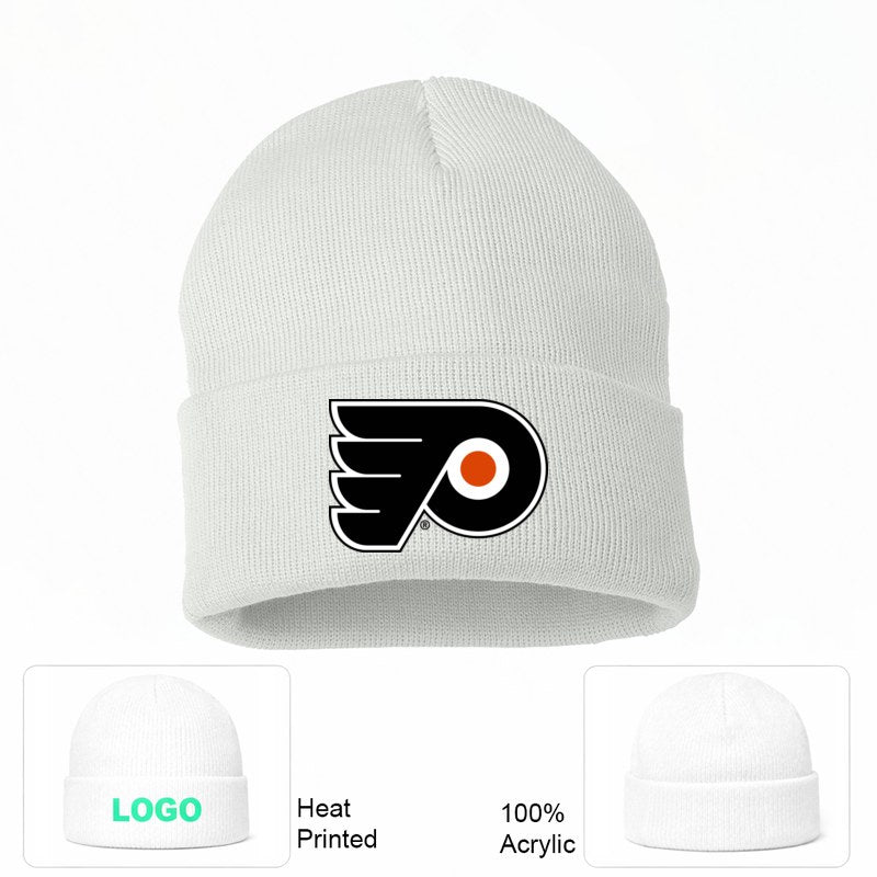 Philadelphia Flyers White Beanie Hat