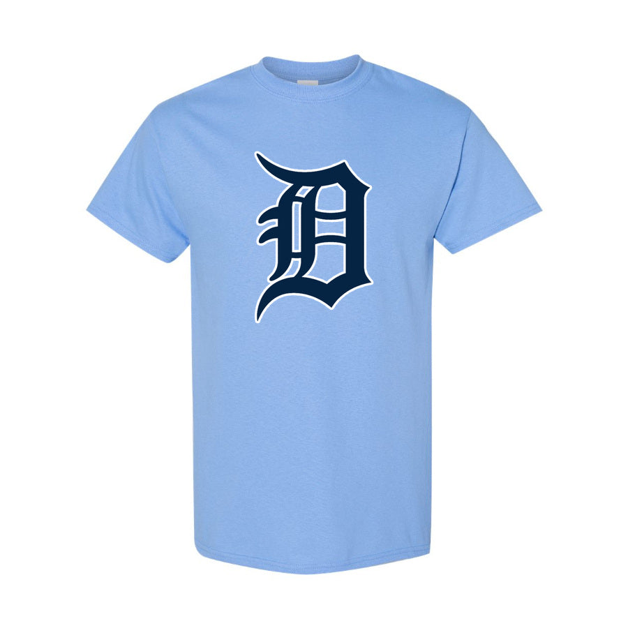 Men's Detroit Tigers Cotton T-Shirt - Sky Blue