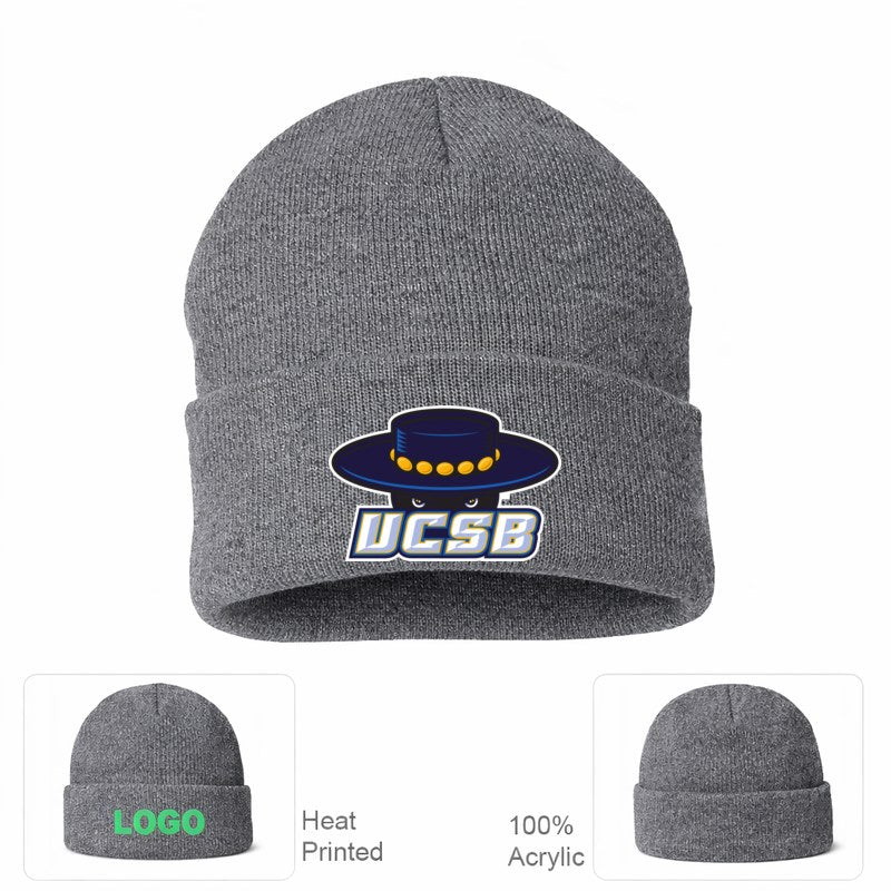 UCSB Gauchos Grey Beanie Hat