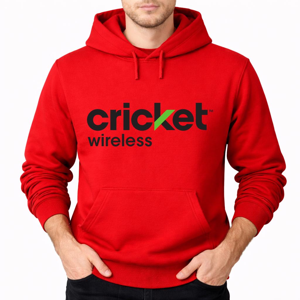 Men's Cricket Wireless Pullover Hoodie - Red