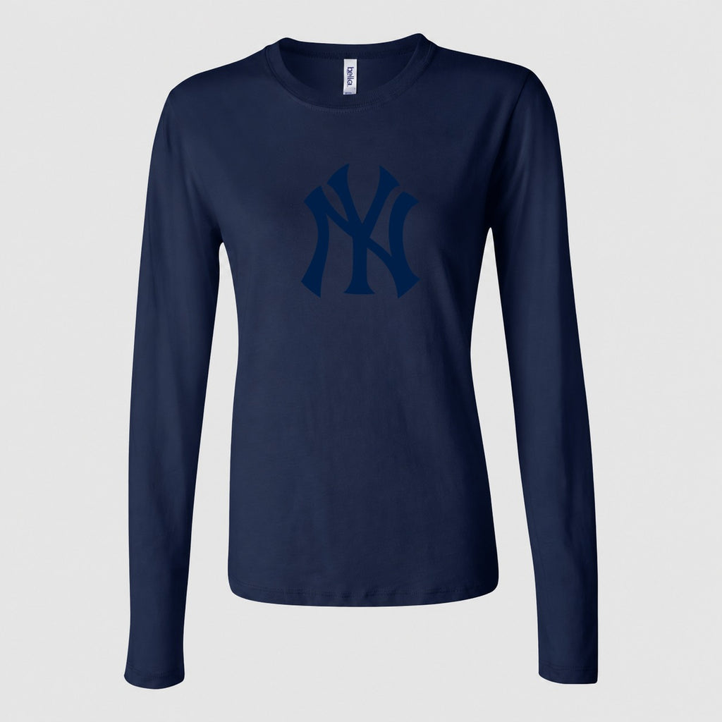 Women's New York Yankees Long Sleeve T-Shirt - Navy