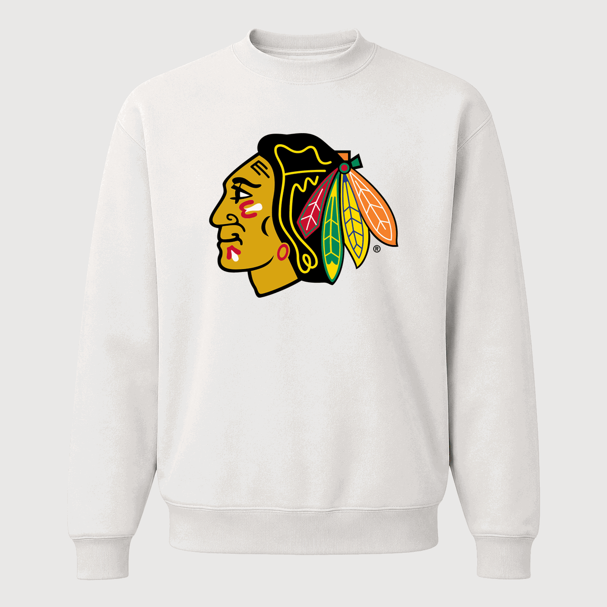 Men's Chicago Blackhawks Crewneck Sweatshirt - White