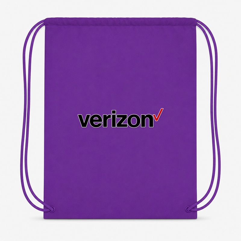 Verizon Drawstring Bag - Purple