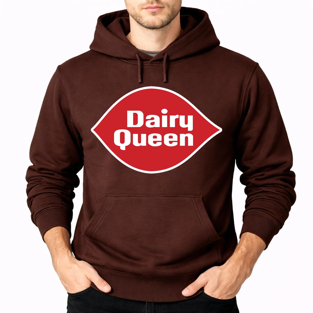 Men's Dairy Queen Pullover Hoodie - Brown