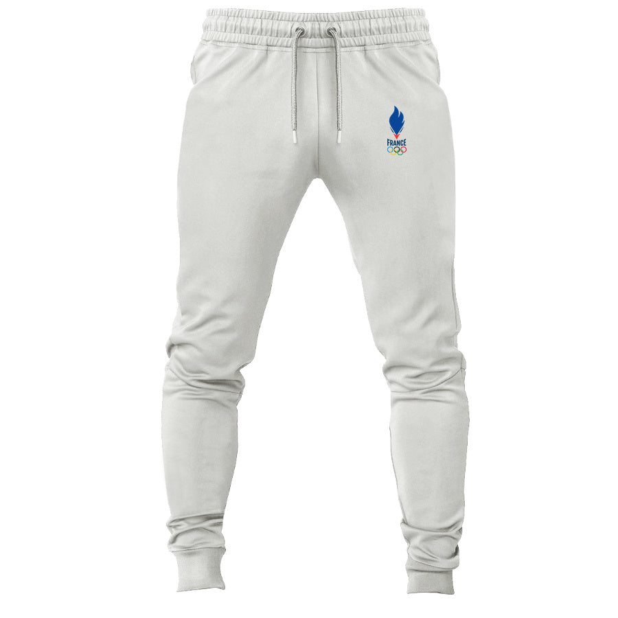 France 2024 joggers sweatpants - White