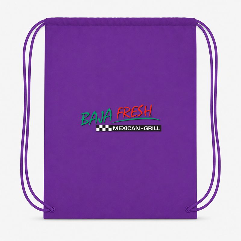 Baja Fresh Drawstring Bag - Purple