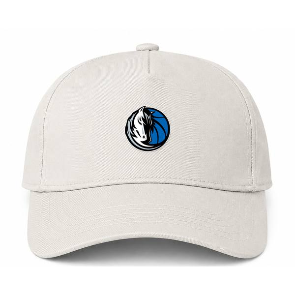 Dallas Mavericks NBA Logo Beige Dad Baseball Cap Hat