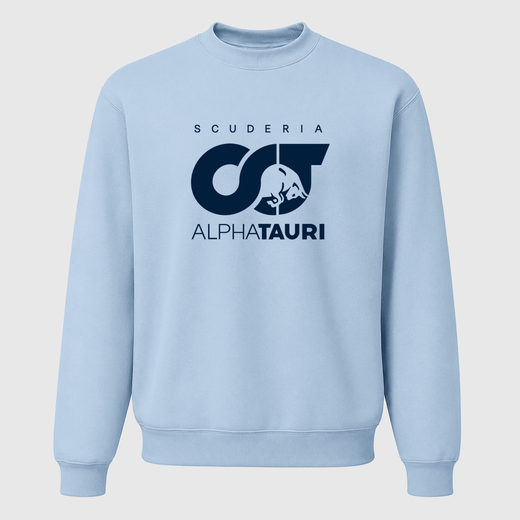 Men's Scuderia AlphaTauri Crewneck Sweatshirt - Sky Blue