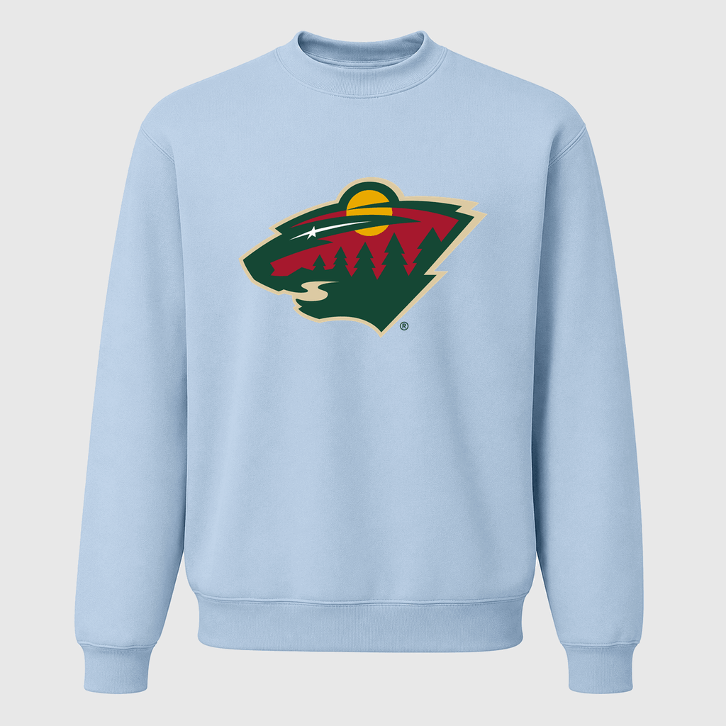 Men's Minnesota Wild Crewneck Sweatshirt - Sky Blue