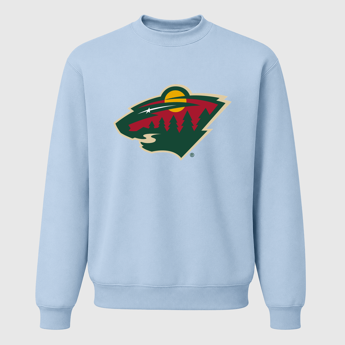 Men's Minnesota Wild Crewneck Sweatshirt - Sky Blue