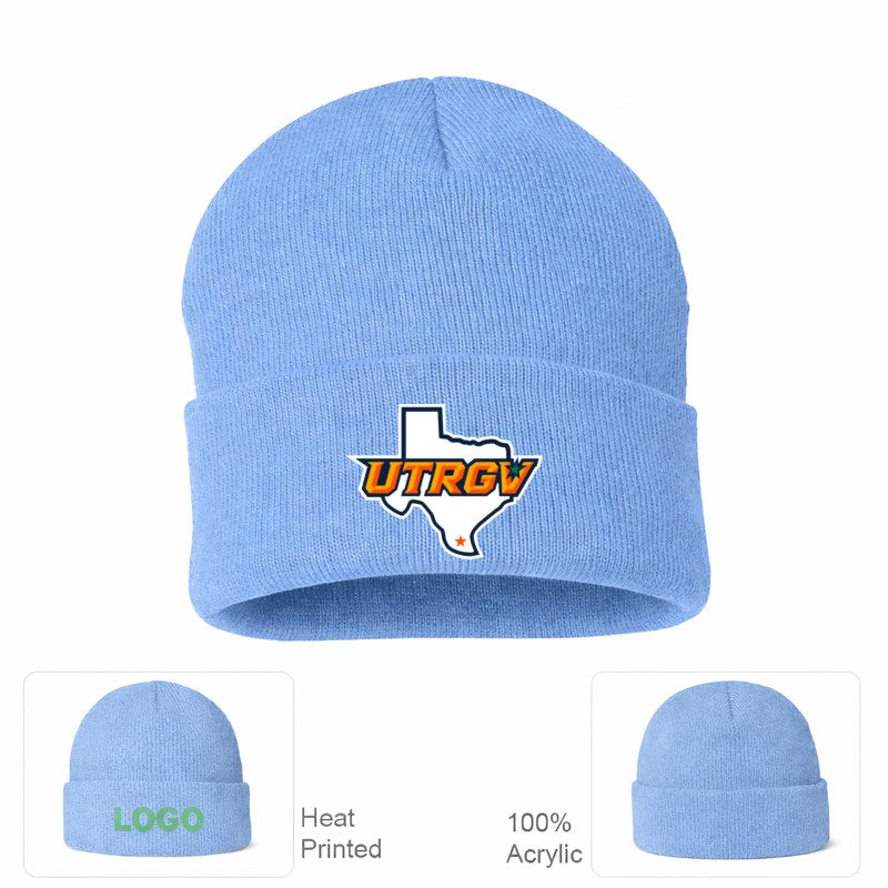UTRGV Vaqueros Sky Blue Beanie Hat
