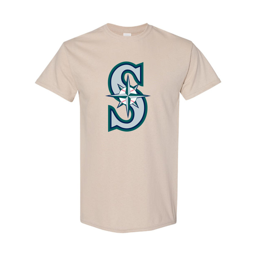 Men's Seattle Mariners Cotton T-Shirt - Tan