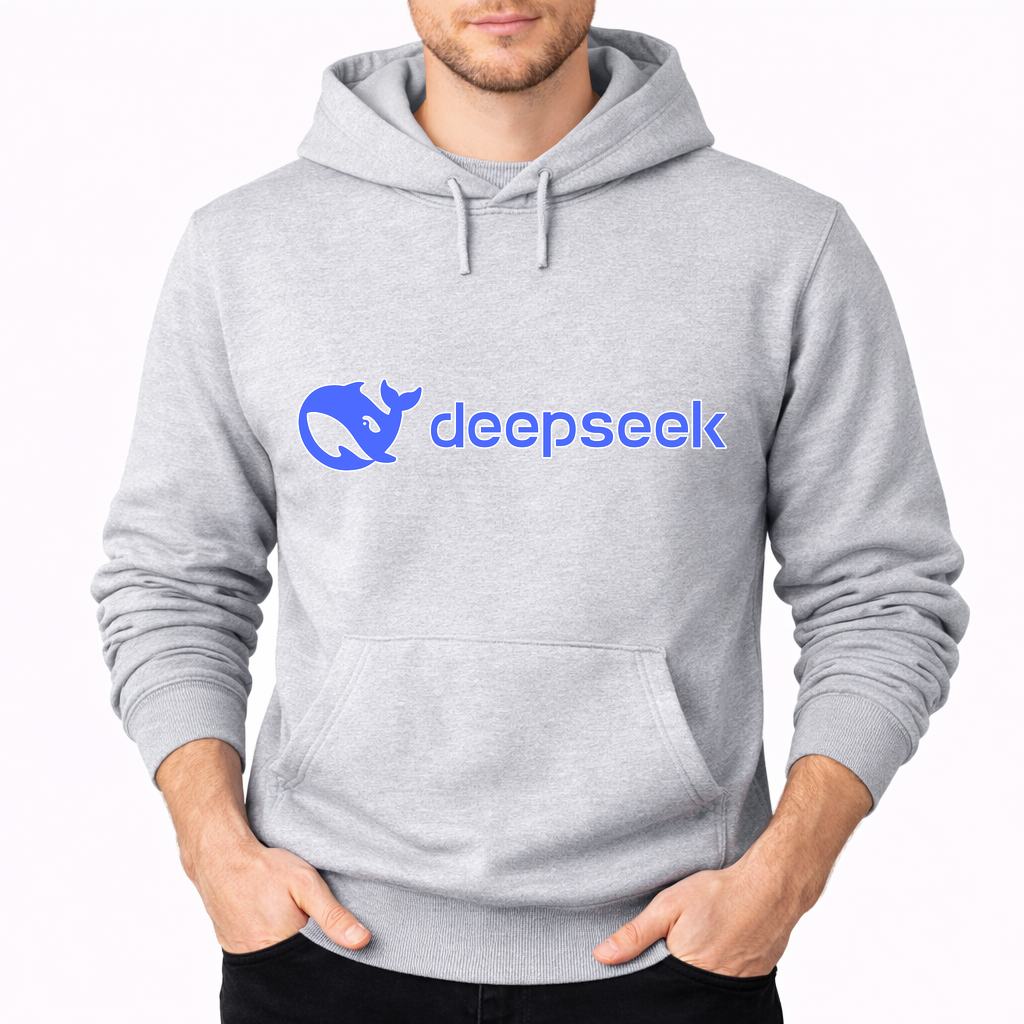 Men's Deepseek Pullover Hoodie - Gray