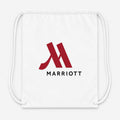 Marriott Drawstring Bag - White