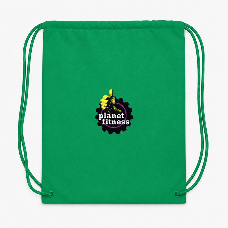 Planet Fitness Drawstring Bag - Green
