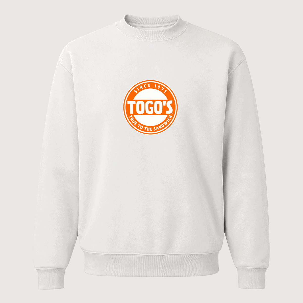 Men's Togo's Crewneck Sweatshirt - White