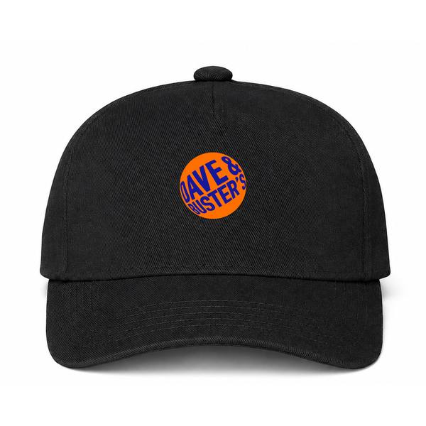 Dave & Buster's Logo Black Dad Baseball Cap Hat