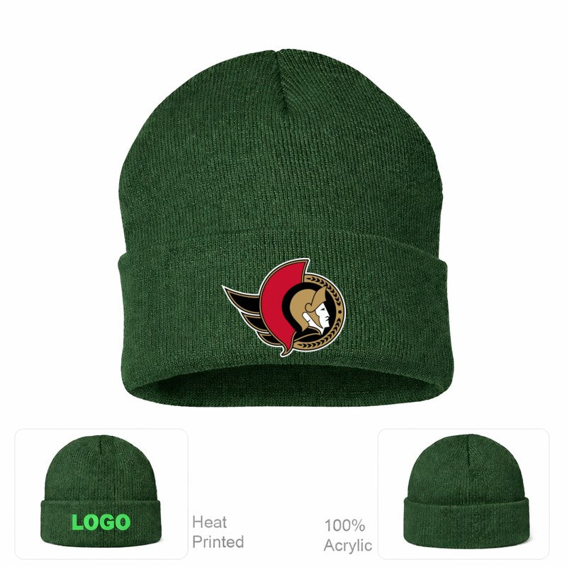 Ottawa Senators Forest Green Beanie Hat