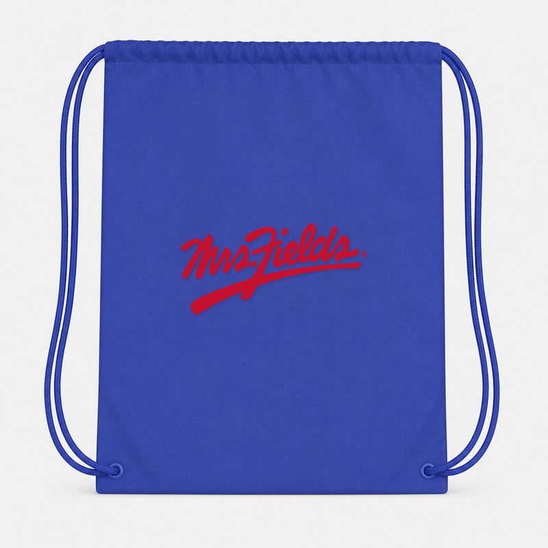 Mrs. Fields Drawstring Bag - Blue