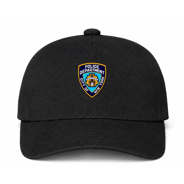NYPD Logo Black Dad Baseball Cap Hat