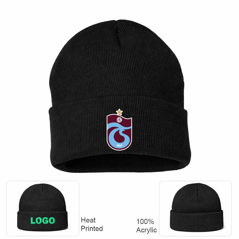 Trabzonspor Soccer Black Beanie Hat