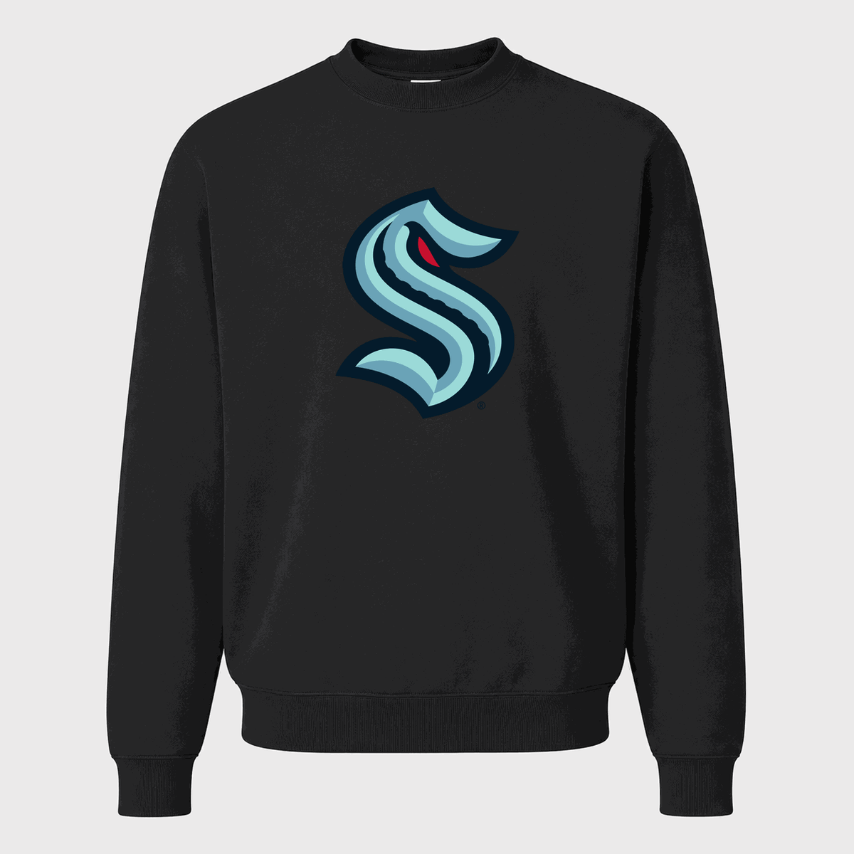 Men's Seattle Kraken Crewneck Sweatshirt - Black