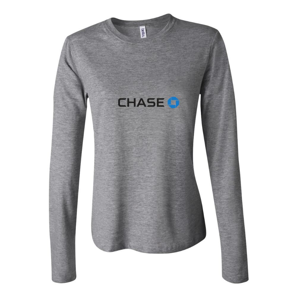 Women's Chase Black Long Sleeve T-Shirt - Gray