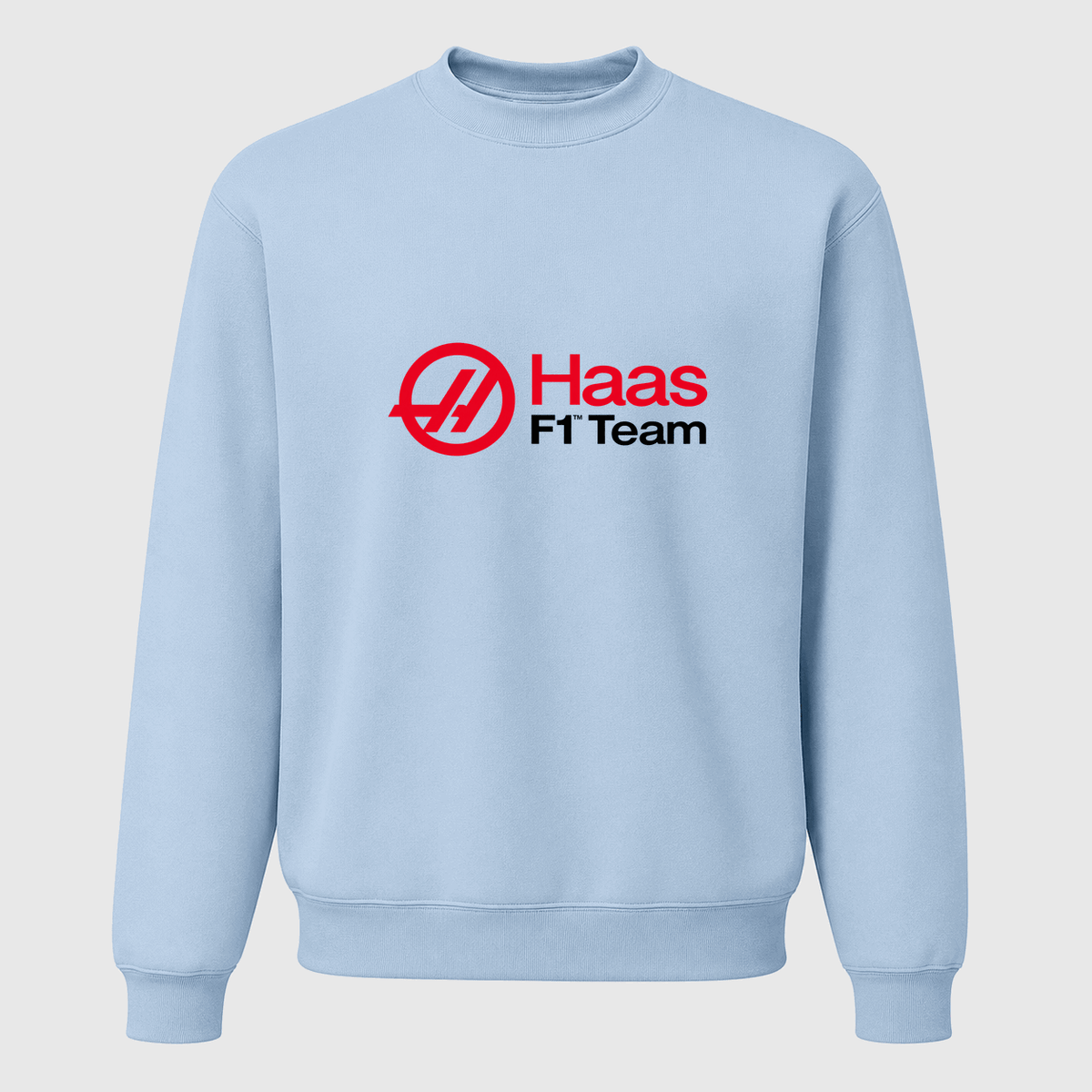 Men's Haas F1 Team Crewneck Sweatshirt - Sky Blue