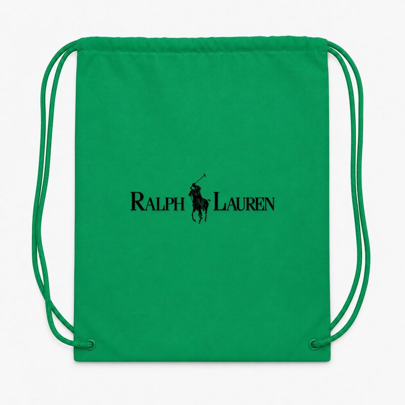 Polo Ralph Lauren Black Drawstring Bag - Green