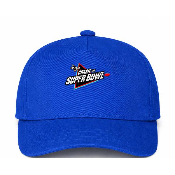 Crash the Super Bowl Logo Blue Dad Baseball Cap Hat