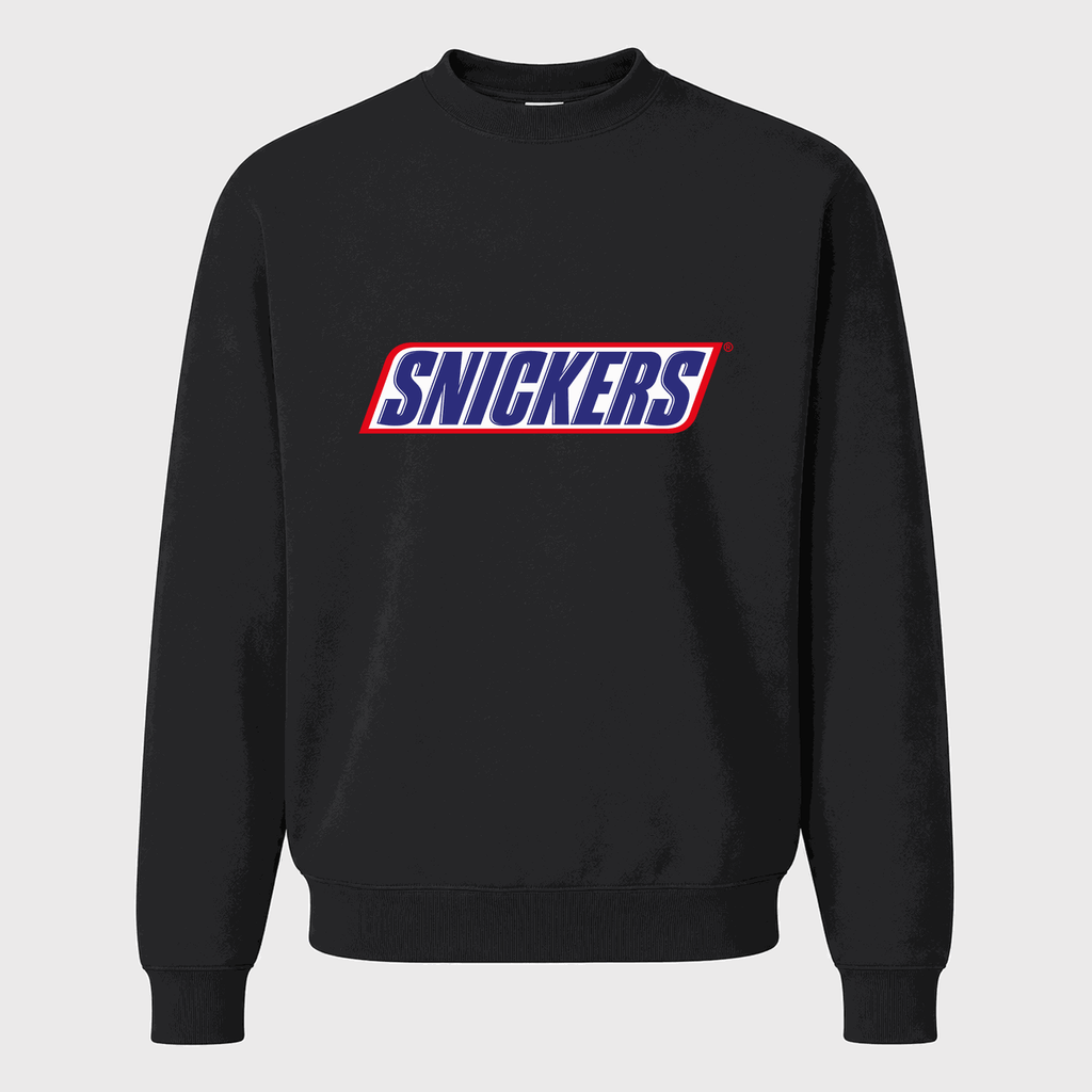 Men's Snickers Crewneck Sweatshirt - Black