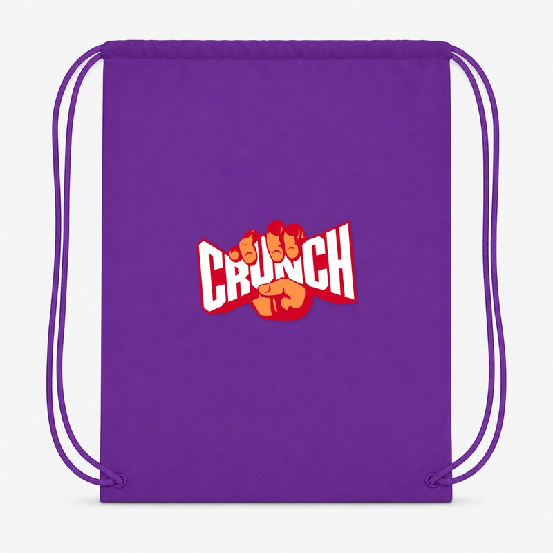 Crunch Fitness Drawstring Bag - Purple
