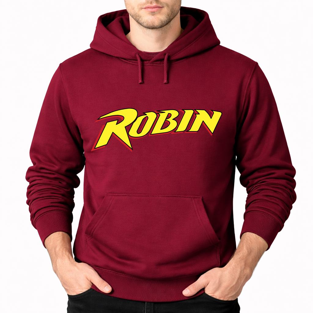 Men's Robin Pullover Hoodie - Burgundy